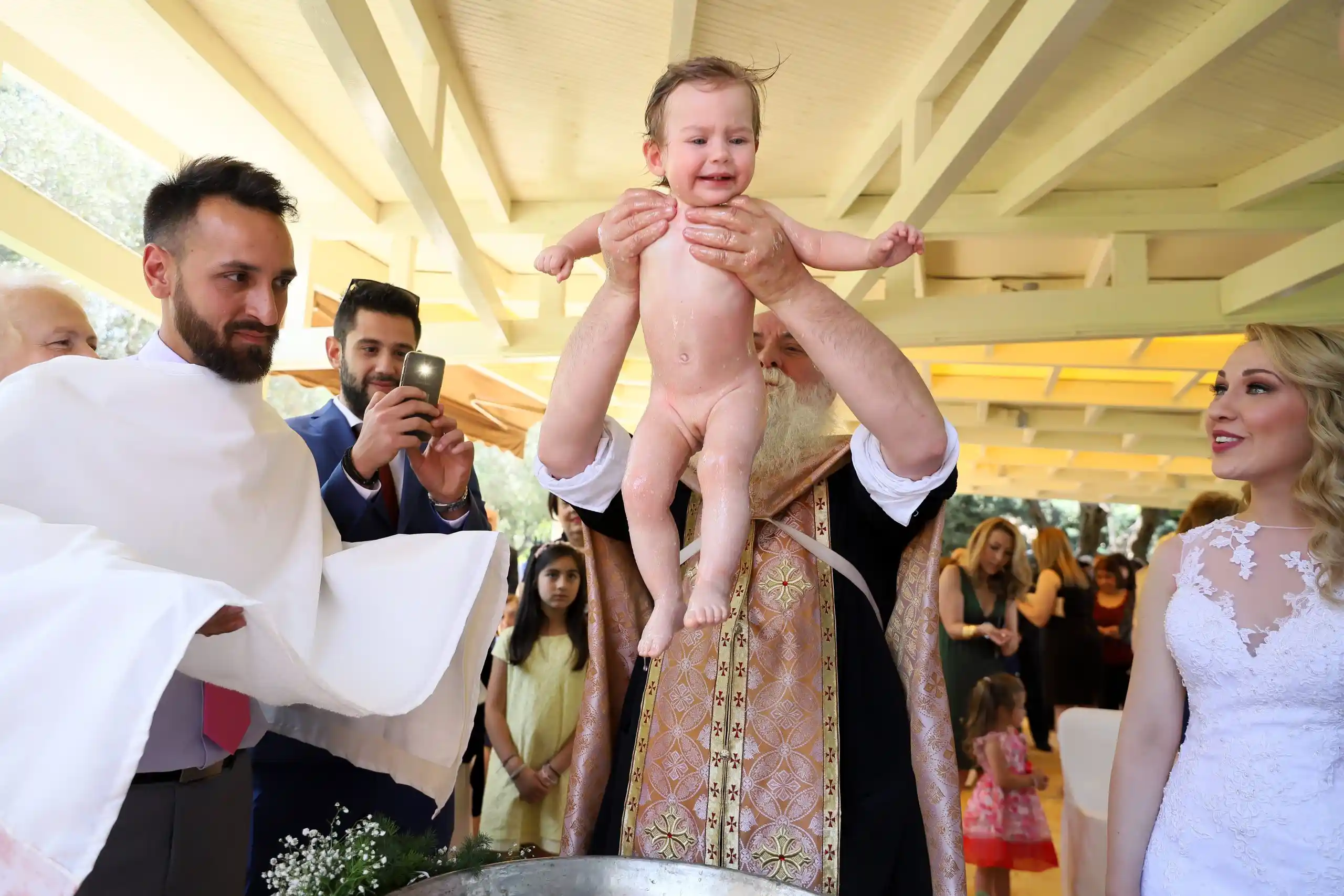 Φωτογράφιση Γαμοβάπτισης Βαγγέλη Καλυψώ & Μελίνα