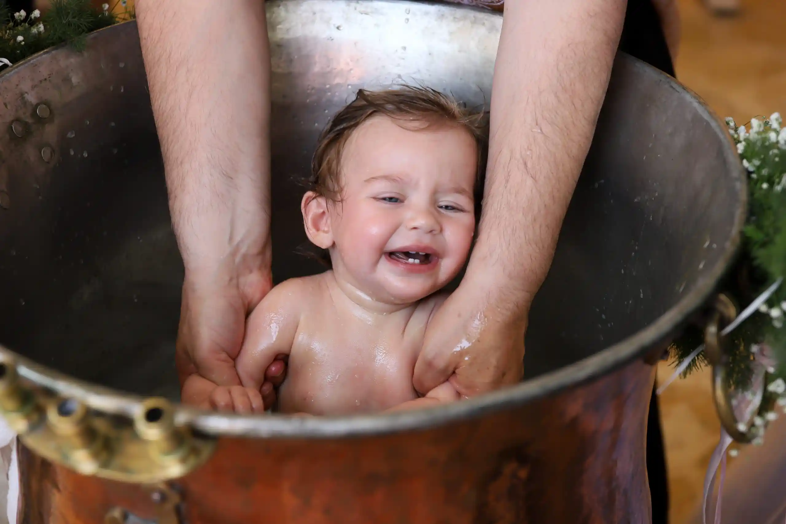 Φωτογράφιση Γαμοβάπτισης Βαγγέλη Καλυψώ & Μελίνα