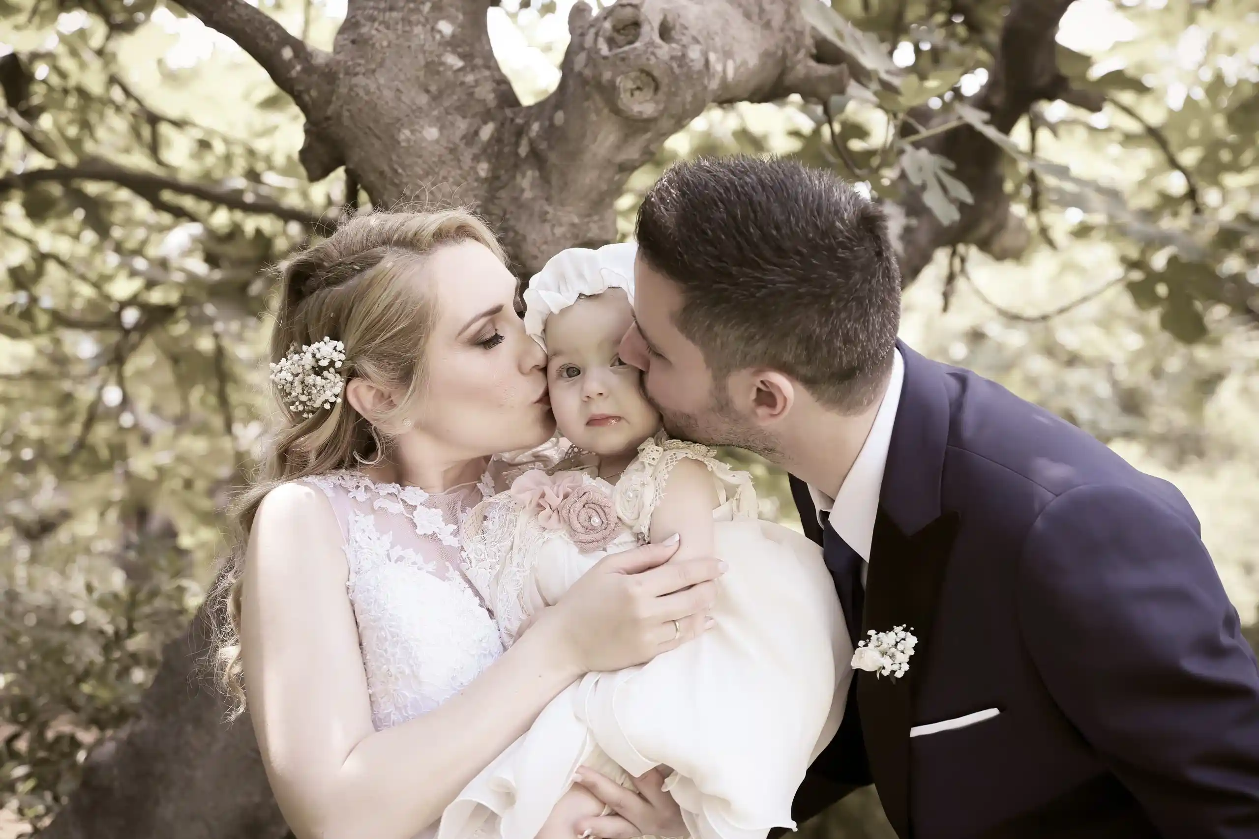 Φωτογράφιση Γαμοβάπτισης Βαγγέλη Καλυψώ & Μελίνα